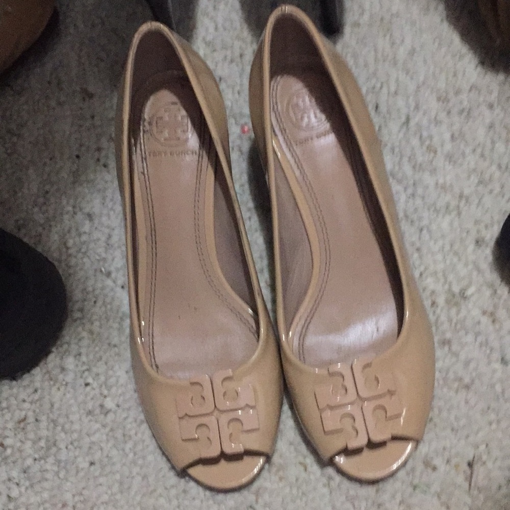 Tory Burch peep toe pumps 6